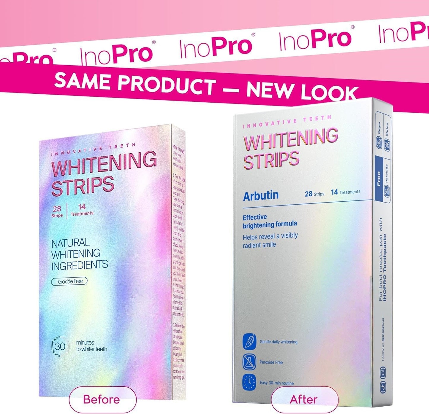 Green Whitening Strips (28 Strips)